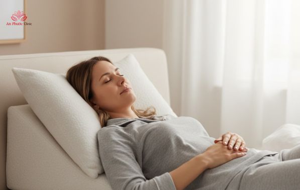 Nằm ngửa đúng cách để hạn chế trào ngược