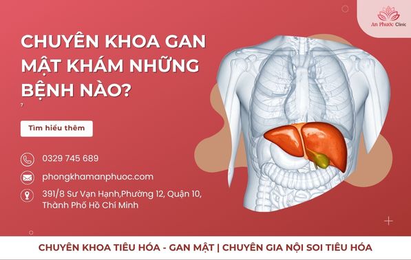 Chuyên khoa gan mật khám những bệnh nào?