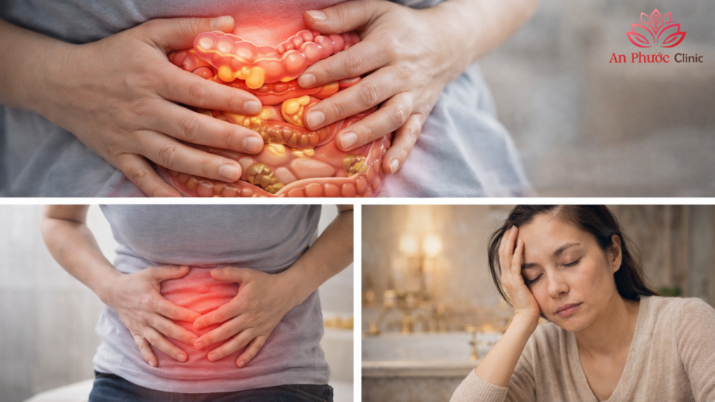 Táo bón gây rối loạn hệ tiêu hóa