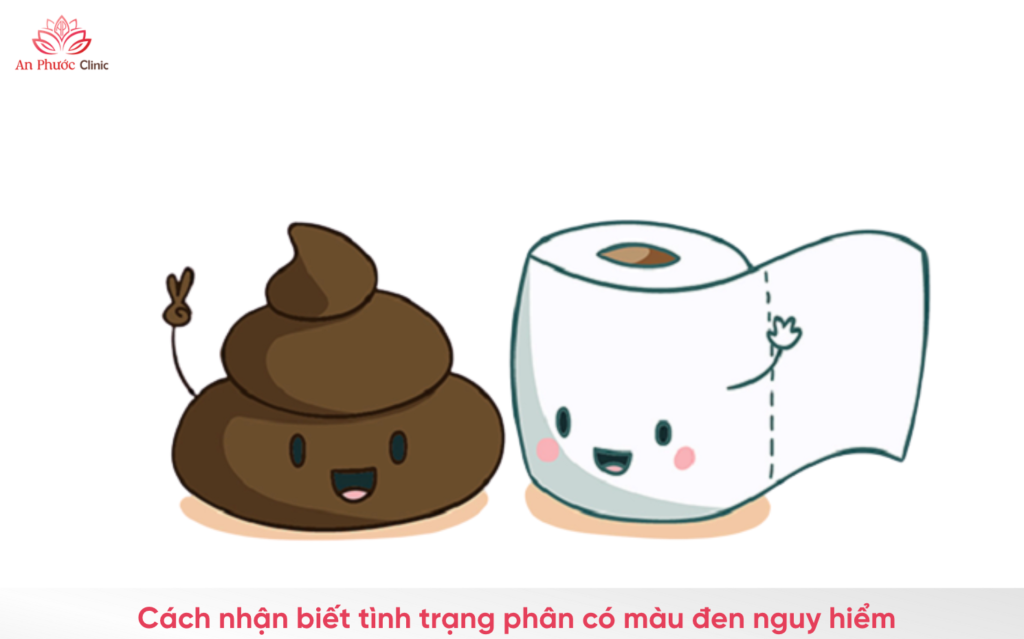 Cách nhận biết tình trạng phân có màu đen
